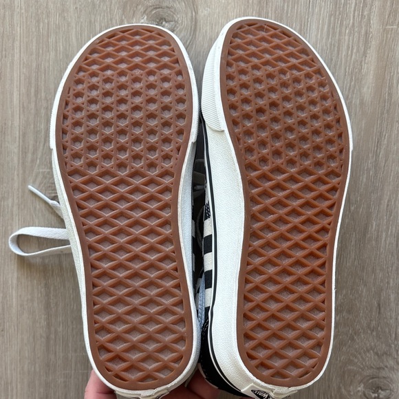 Vans Old Skool Black and White Checkered Sneakers - Picture 8 of 8